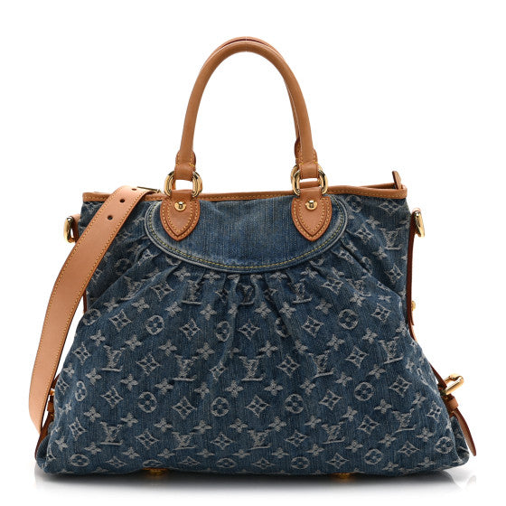  Louis Vuitton Denim Neo Cabby MM Blue