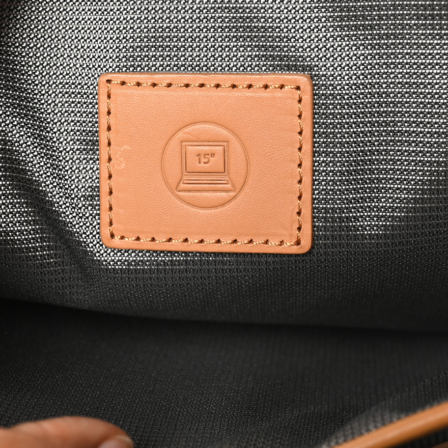 MCM Visetos Medium Side Studs Stark Backpack Cognac Image 6