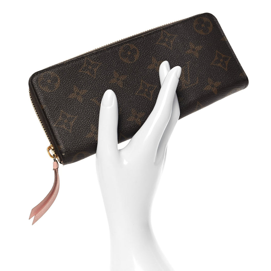 Louis Vuitton Monogram Clemence Wallet Rose Ballerine Image 2