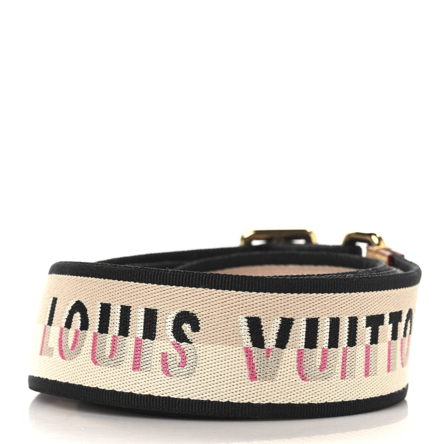 Louis Vuitton Jacquard Speedy Bandouliere 20 Shoulder Strap Black Image 2