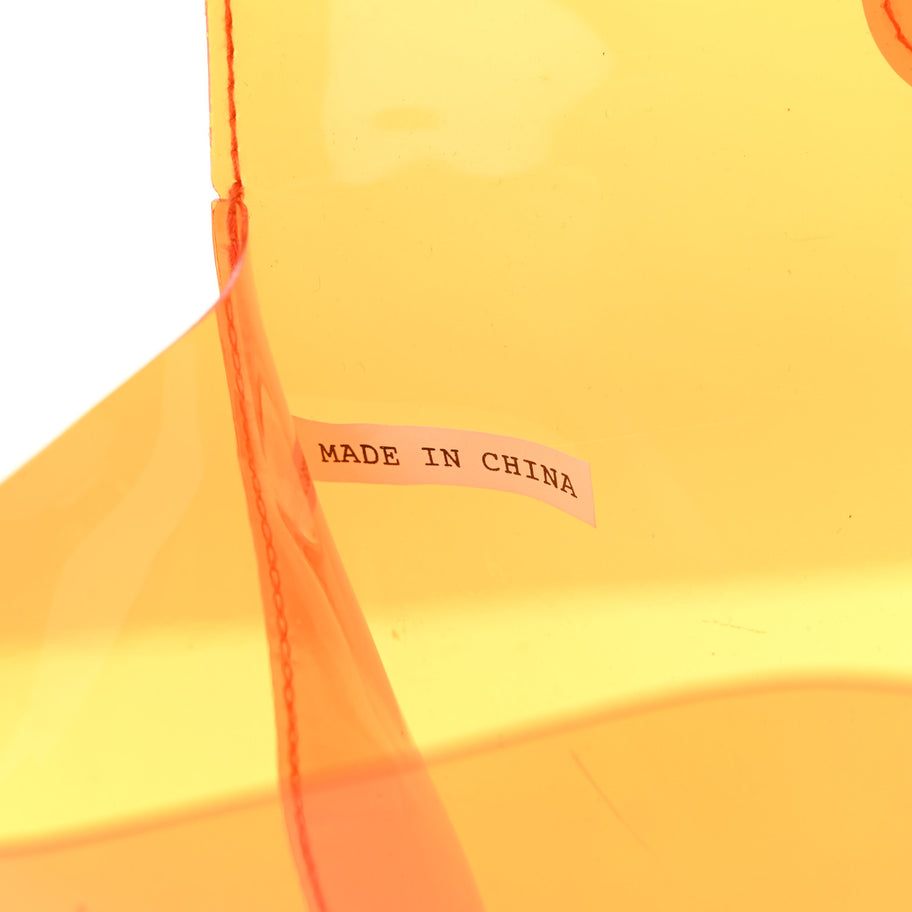 Hermes Vinyl Souvenir De L'Exposition Kelly Orange Image 5