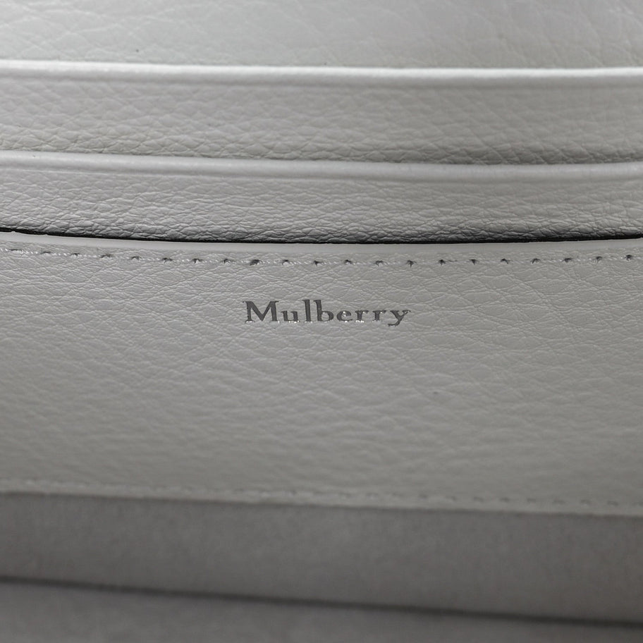 Mulberry MULBERRY Small Classic Grain Amberley Top Handle Crossbody White Image 6