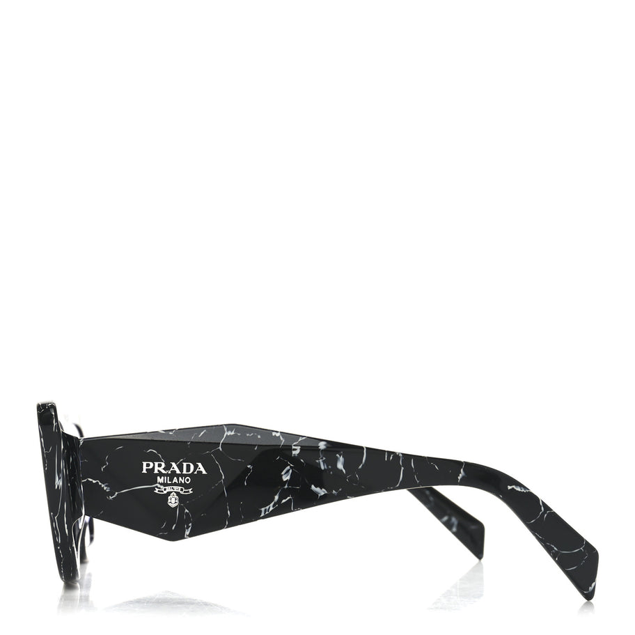 Prada Acetate Symbole Sunglasses SPR 08Y Havana Black White Image 3