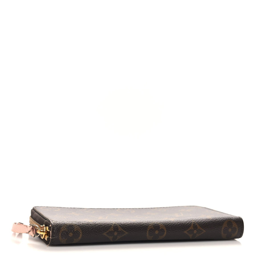 Louis Vuitton Monogram Clemence Wallet Rose Ballerine Image 4