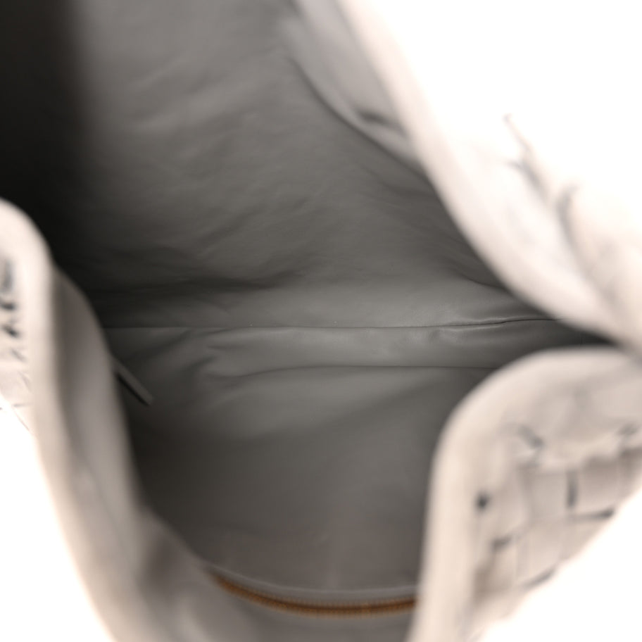 Bottega Veneta Suede Intrecciato Small Hop Sterling Image 5