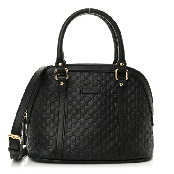  Gucci Microguccissima Mini Dome Bag Black
