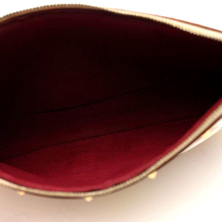 Louis Vuitton Monogram Pochette Accessories White Image 4