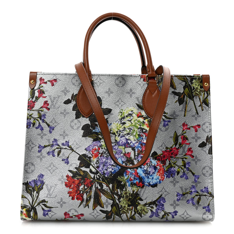  Louis Vuitton Monogram LV Garden OnTheGo MM Silver