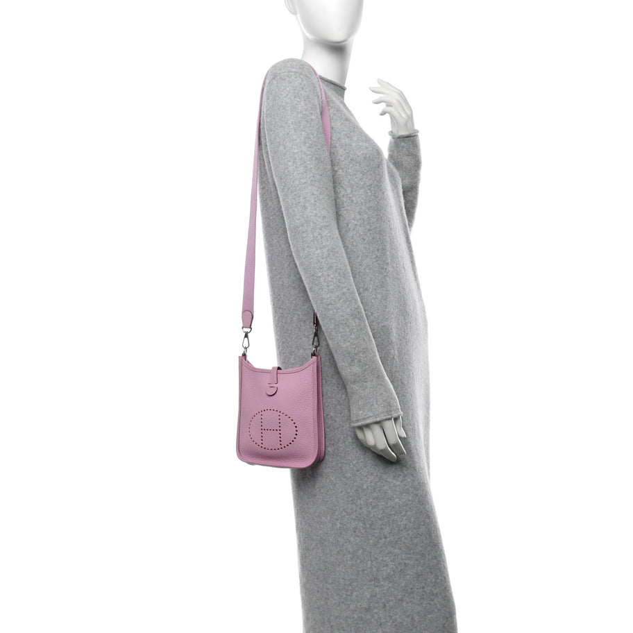 Hermes Taurillon Clemence Evelyne TPM Mauve Sylvestre Image 2