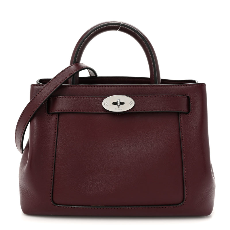  Mulberry Silky Calfskin Small Islington Black Cherry