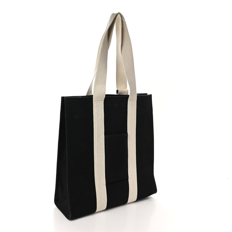 Jacquemus Cotton Canvas Le Cuerda Tote Black