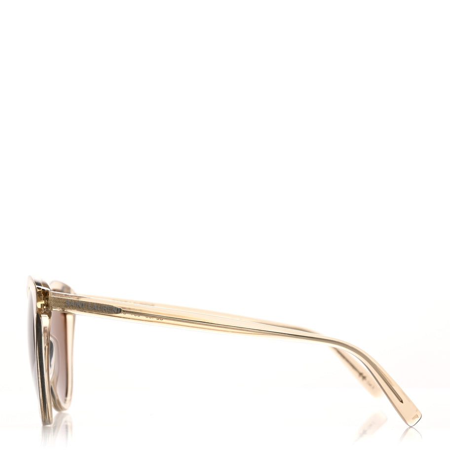 Saint Laurent Transparent Acetate SL 456 Sunglasses Beige Image 3