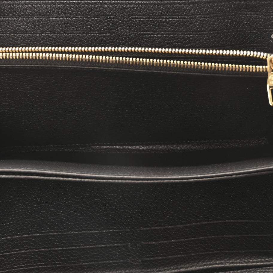 Louis Vuitton Empreinte Zippy Wallet Black Image 5