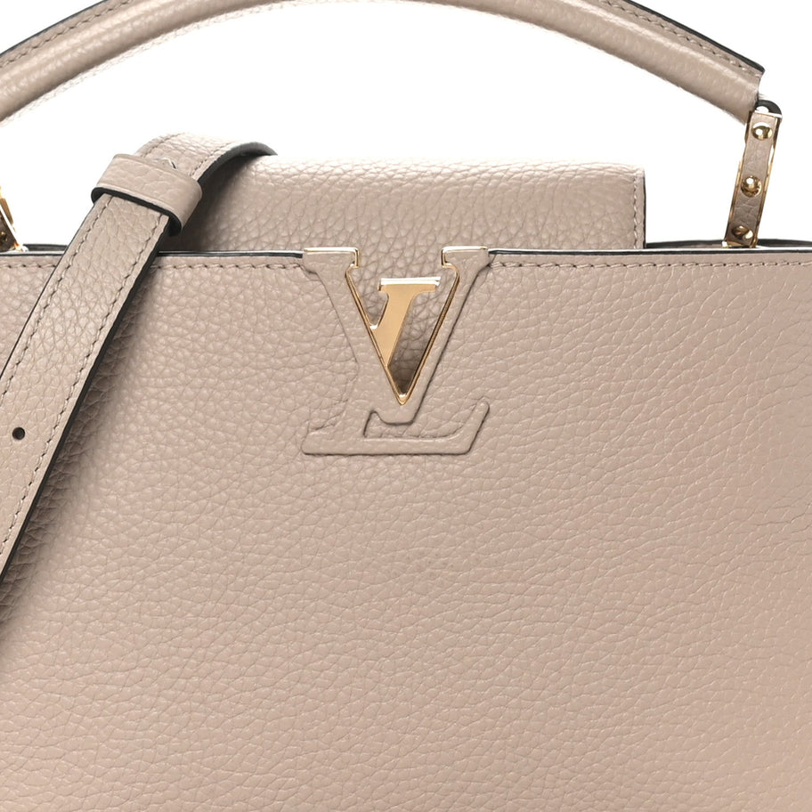 Louis Vuitton Taurillon Capucines BB Galet Image 7