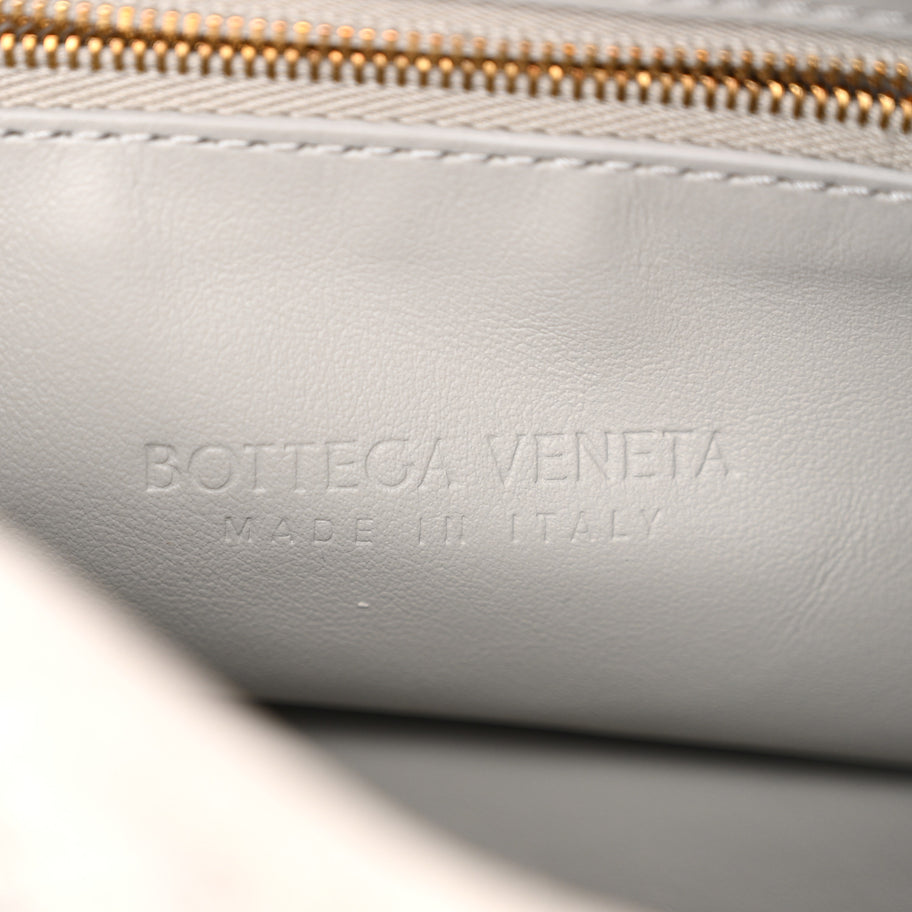 Bottega Veneta Suede Intrecciato Small Hop Sterling Image 6
