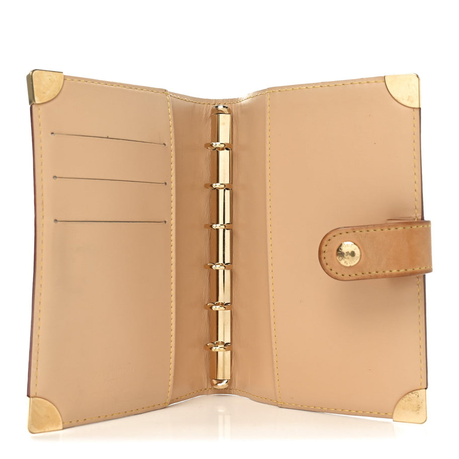 Louis Vuitton Monogram Multicolor Small Ring Agenda Cover White Image 5