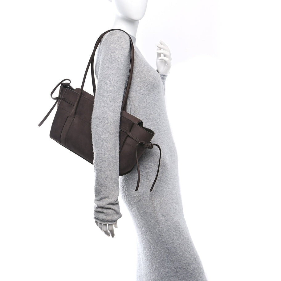 Mulberry MULBERRY Nubuck Small Soft Bayswater Satchel Ebomy Image 2