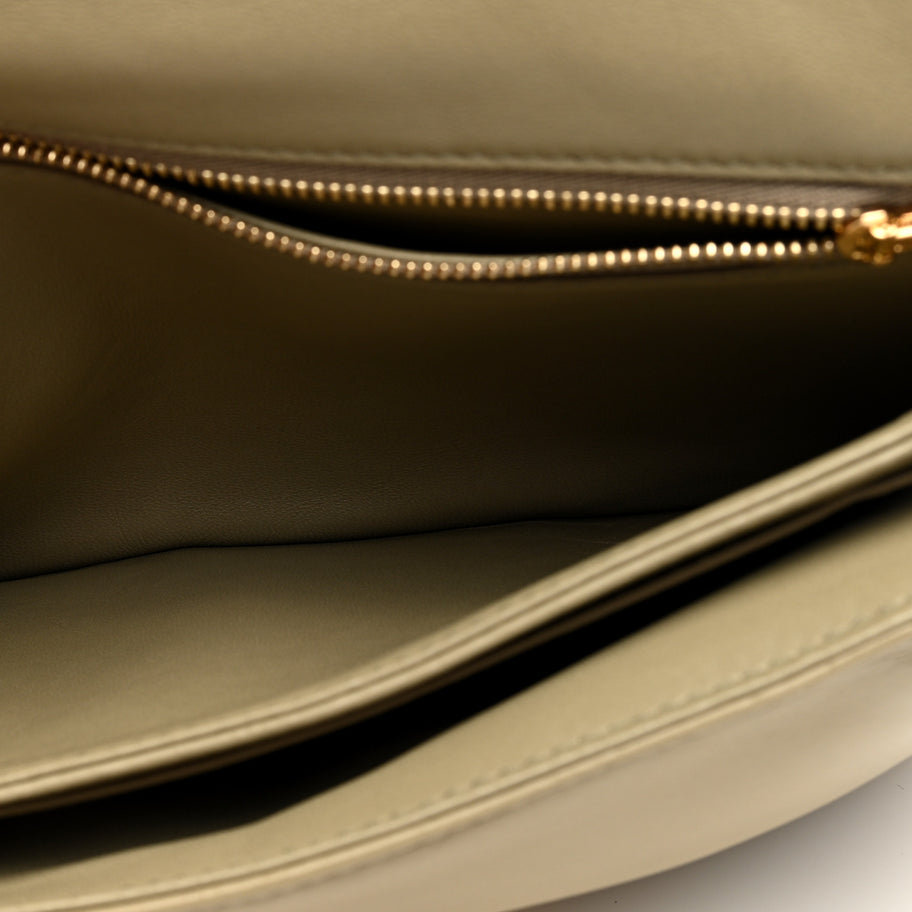 Loewe Lambskin Goya Puffer Bag Clay Green Image 6