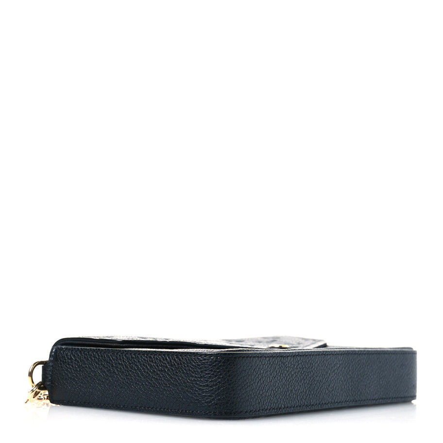 Louis Vuitton Empreinte Pochette Felicie Chain Wallet Black Image 5