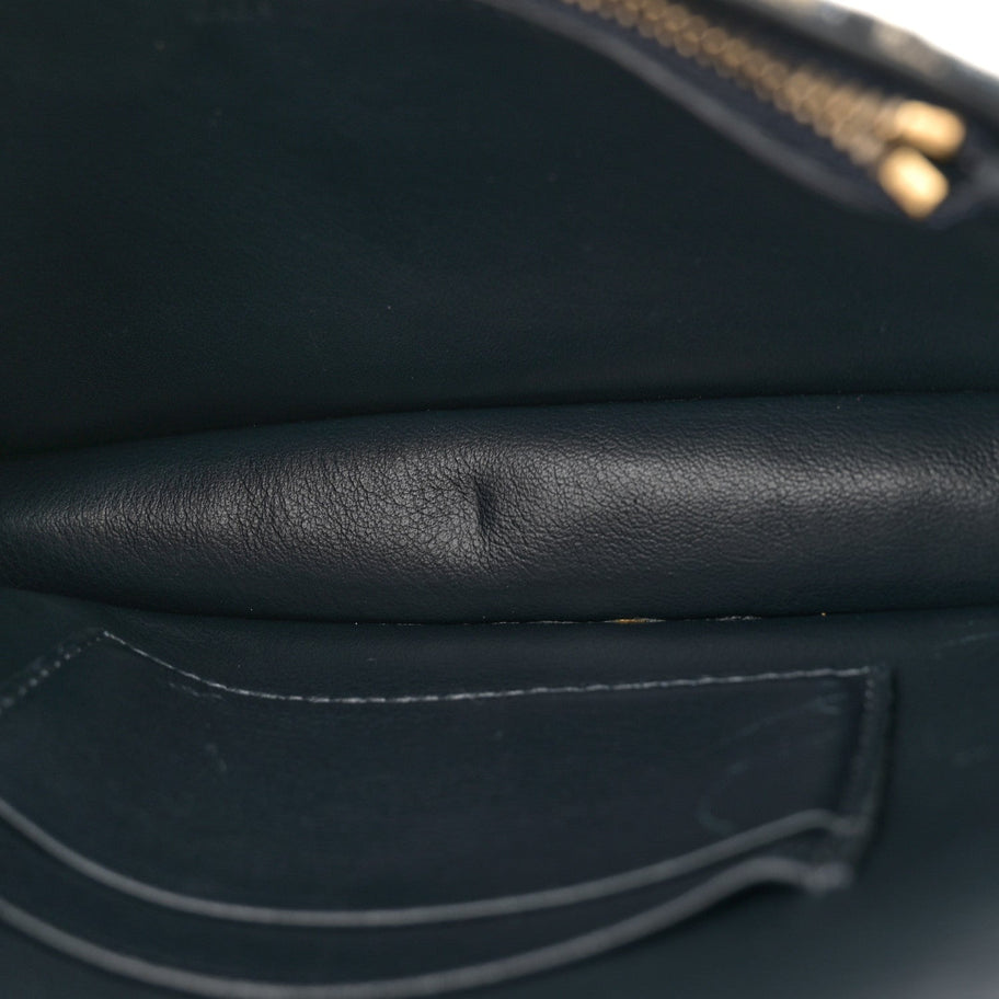 Christian Dior CHRISTIAN DIOR Oblique Saddle Belt Bag Blue Image 5