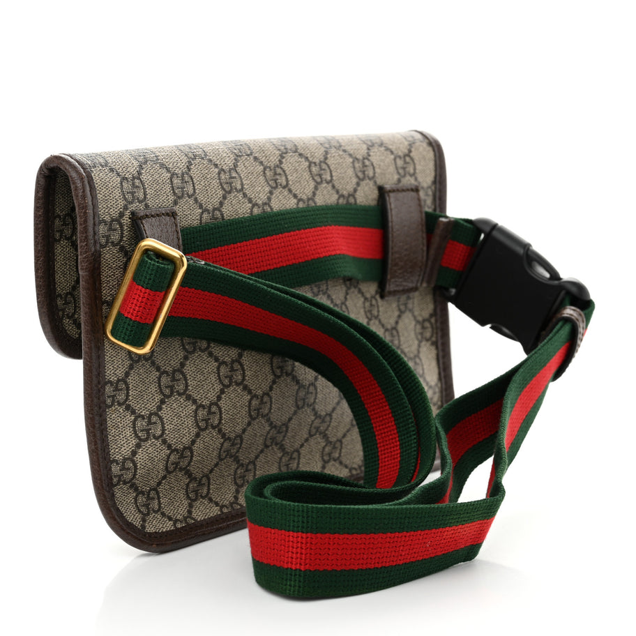 Gucci GG Supreme Monogram Neo Vintage Web Belt Bag Brown Image 3