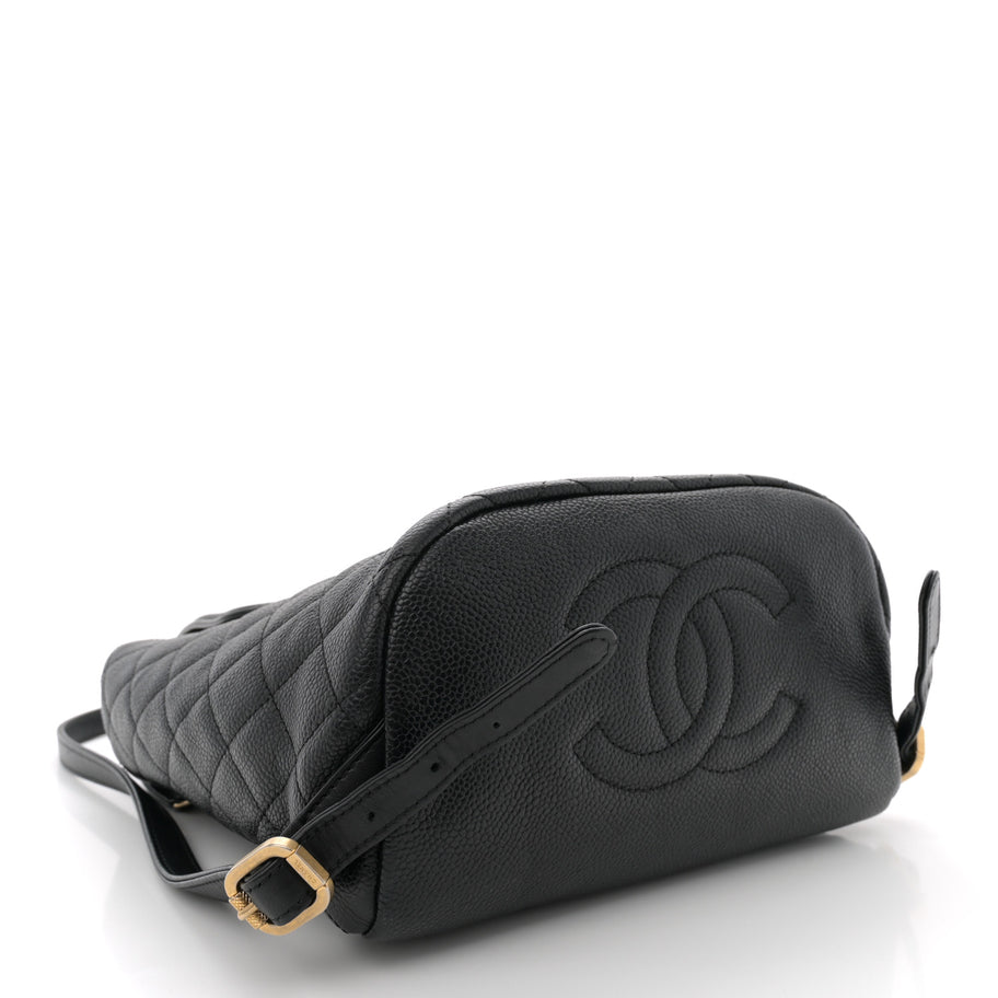 Chanel Caviar Quilted Small Filigree Backpack Black Image 4