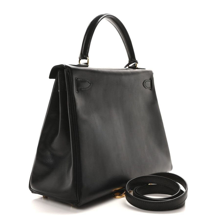 Hermes Box Kelly Retourne 28 Black Image 3