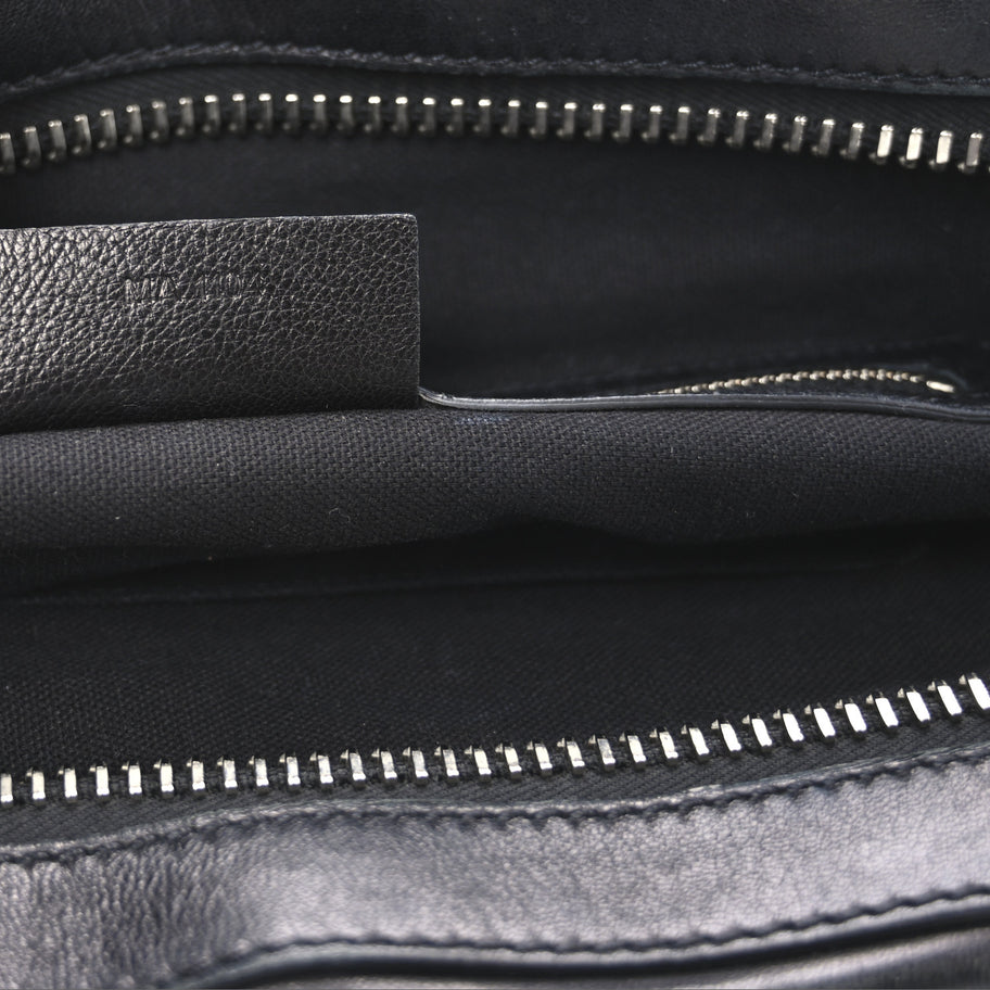 Givenchy Calfskin Crocodile Embossed Medium Nightingale Black Image 7