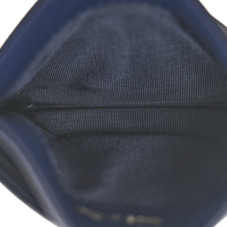 Chanel Caviar Quilted Boy Card Holder Navy Blue Image 5