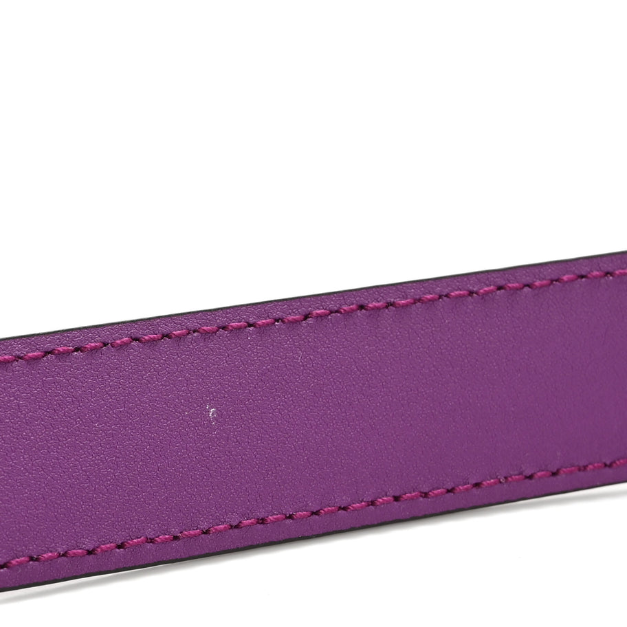Gucci Efesto Leather Womens Horsebit 15/23mm Belt 95 38 Purple Image 6