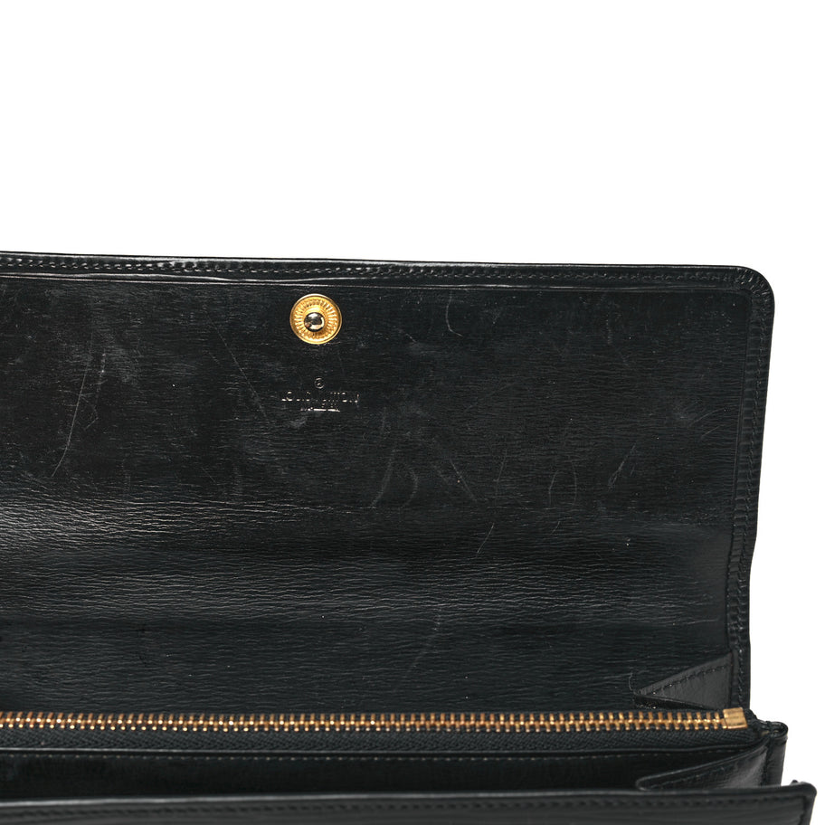 Louis Vuitton Epi Sarah Wallet Black Image 7