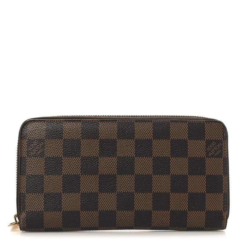  Louis Vuitton Damier Ebene Zippy Wallet