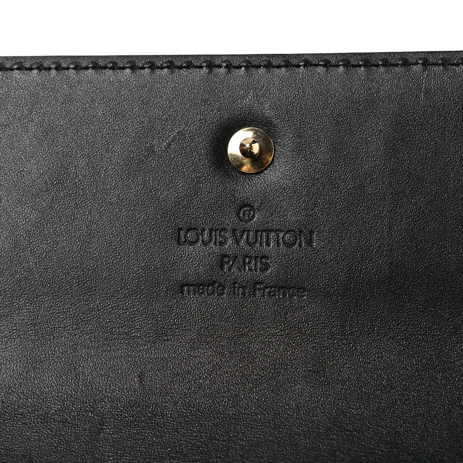 Louis Vuitton Suhali Porte Tresor International Wallet Black Image 6
