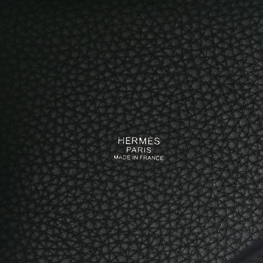 Hermes Taurillon Clemence Picotin Lock 18 PM Black Image 6
