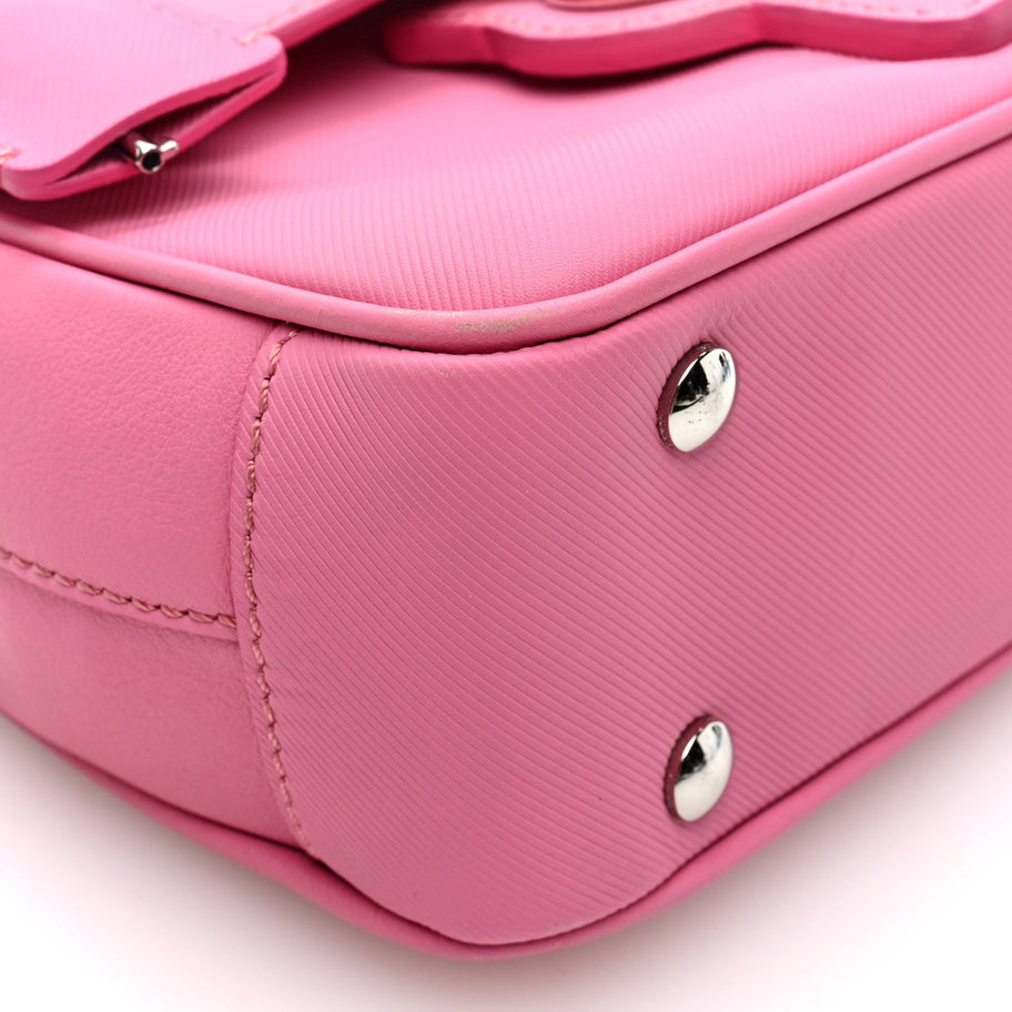 Burberry Trench Calfskin Small DK88 Top Handle Bag Rose Pink Image 7