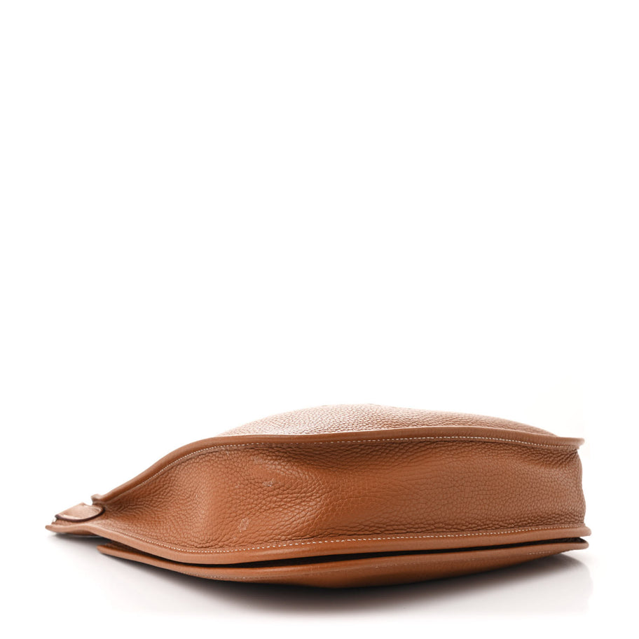 Hermes Taurillon Clemence Evelyne III PM Gold Image 4