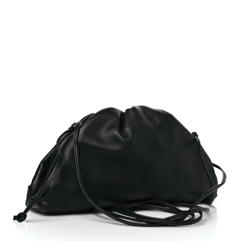Bottega Veneta Butter Calfskin The Mini Pouch Black Image 3