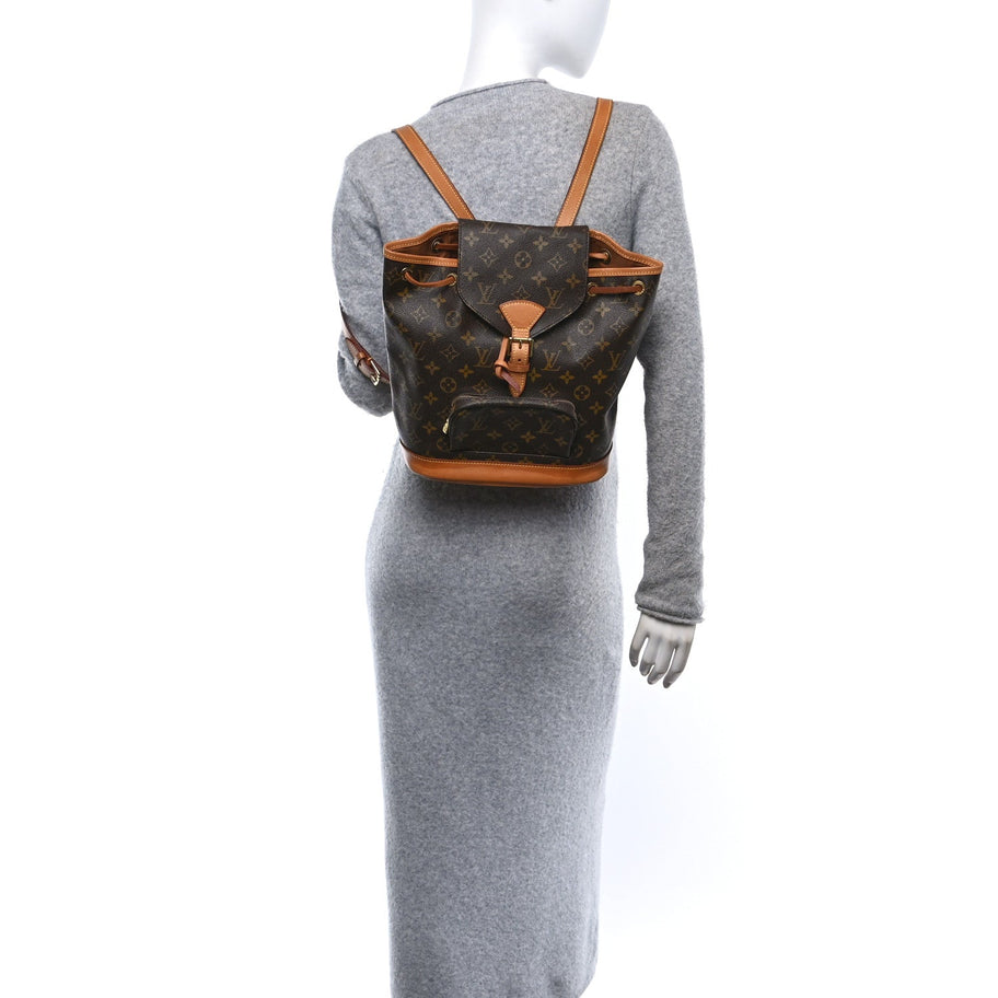 louis vuitton backpack montsouris mm Louis Vuitton Monogram Montsouris MM Backpack