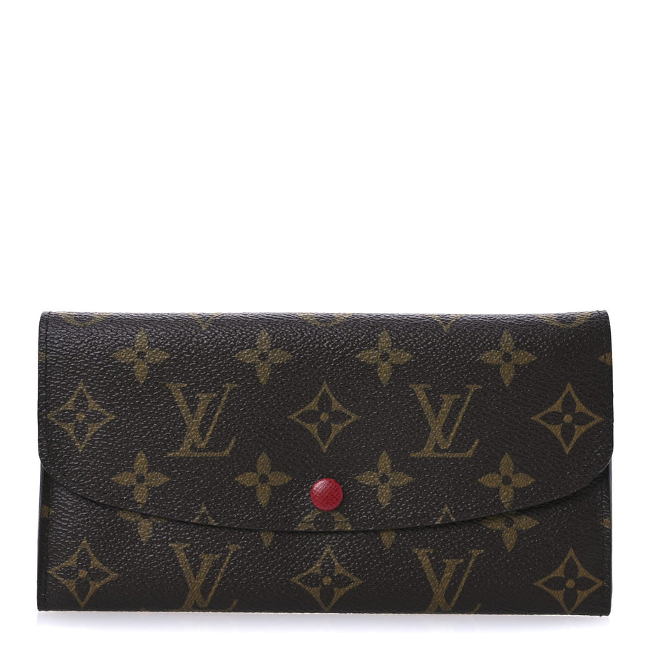 Louis Vuitton Monogram Emilie Wallet Fuchsia Image 1