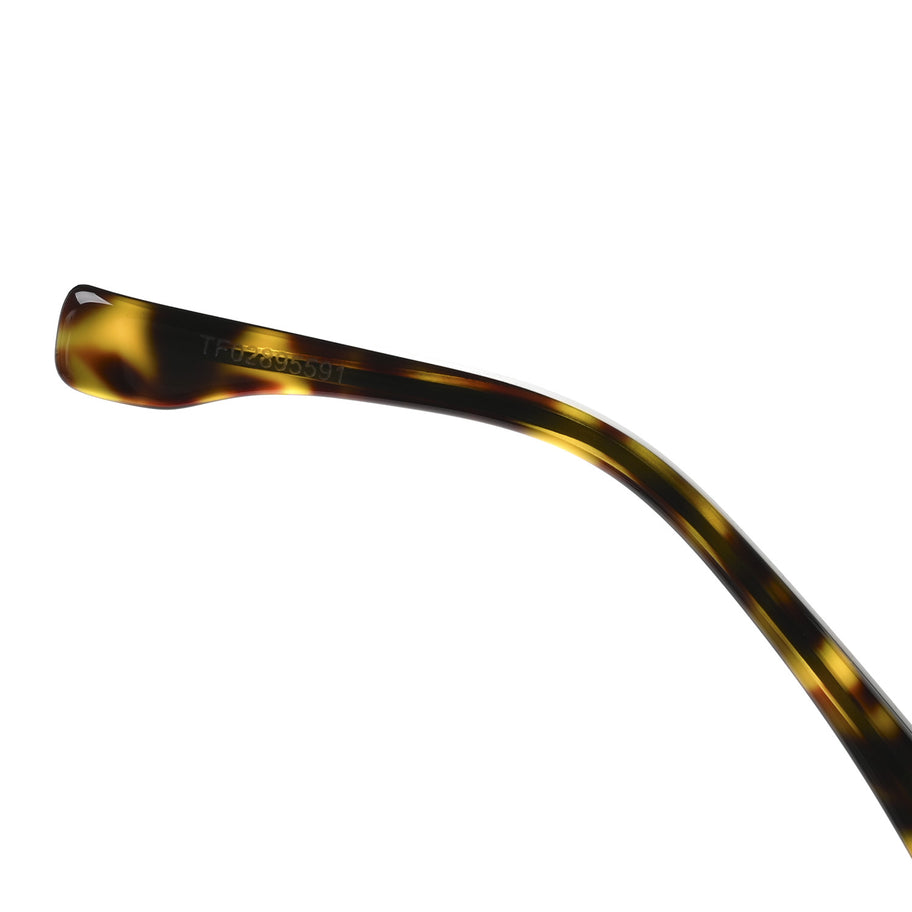 Fendi Acetate Aviator Diagonal Sunglasses FE40003U Havana Image 6