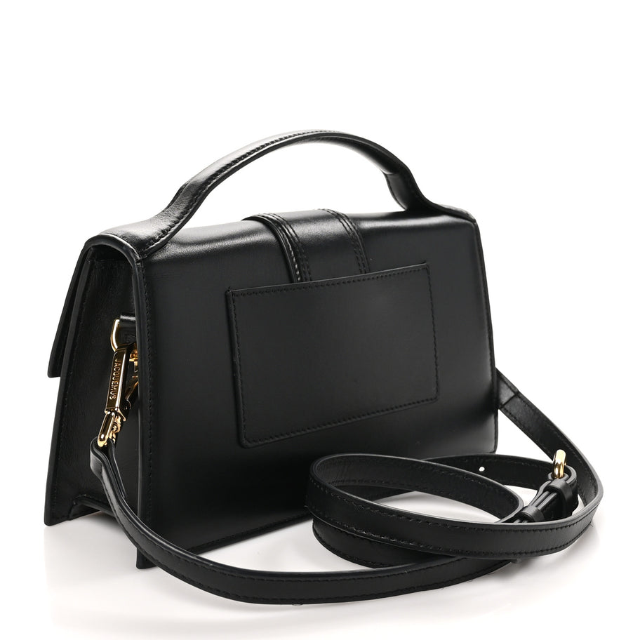 Jacquemus Smooth Calfskin Le Grand Bambino Black Image 3
