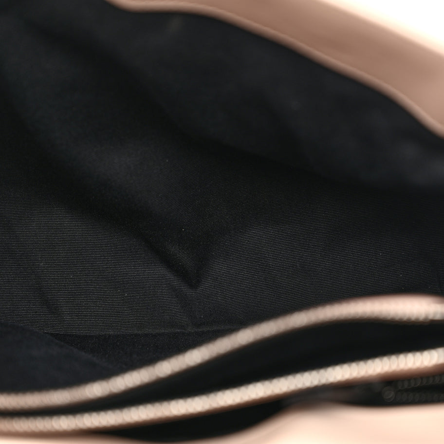 Saint Laurent Calfskin Y Quilted Monogram Medium Loulou Chain Satchel Rose Antic Image 6