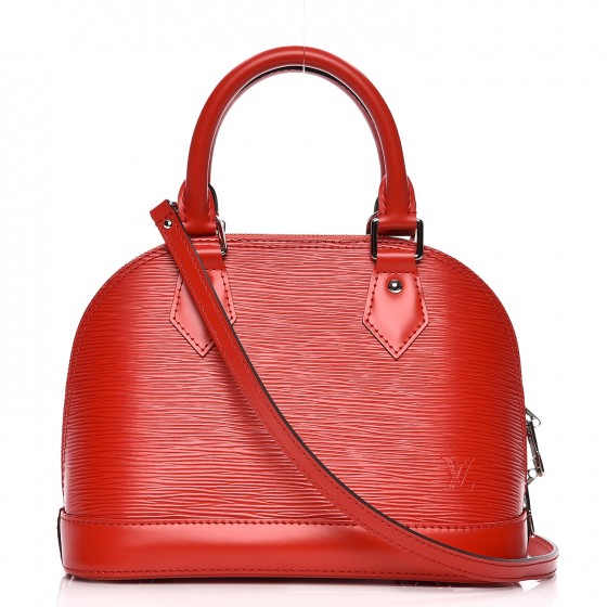  Louis Vuitton Epi Alma BB Coquelicot