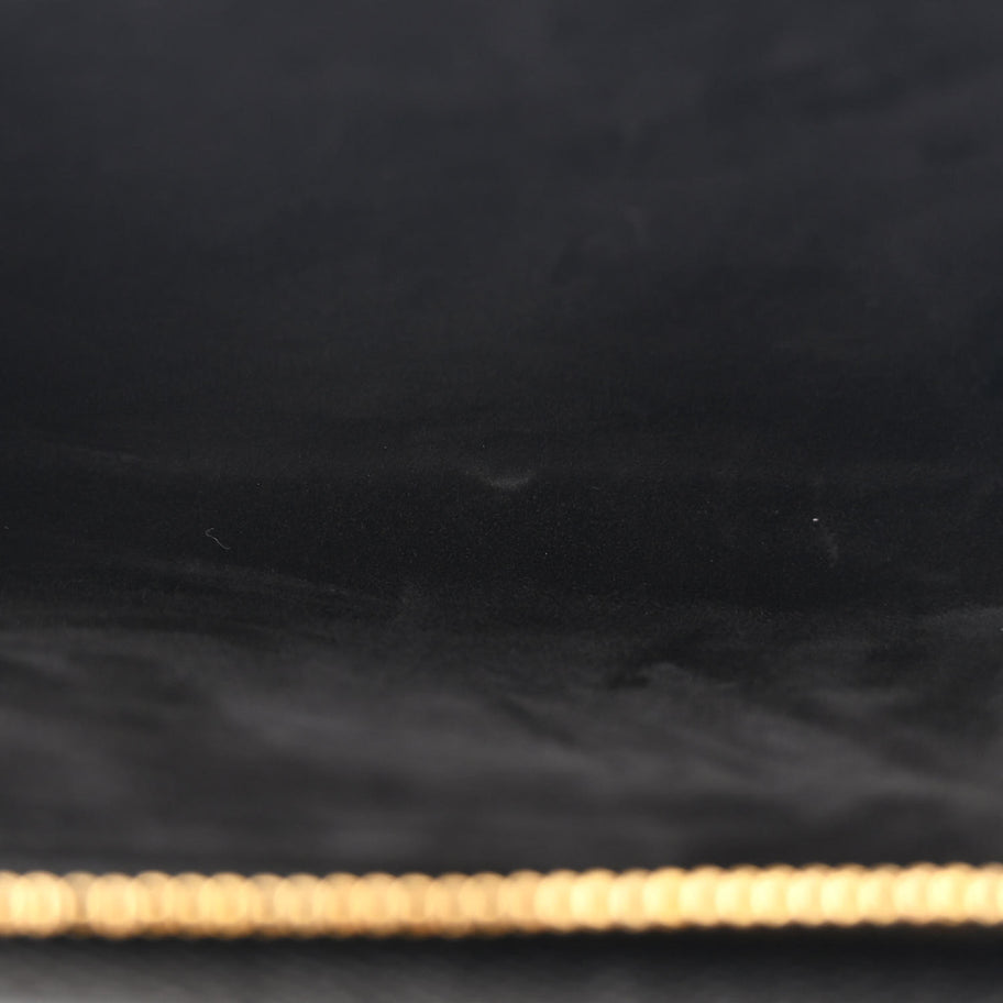 Christian Dior Grained Calfskin Caro Double Pouch Black Image 6