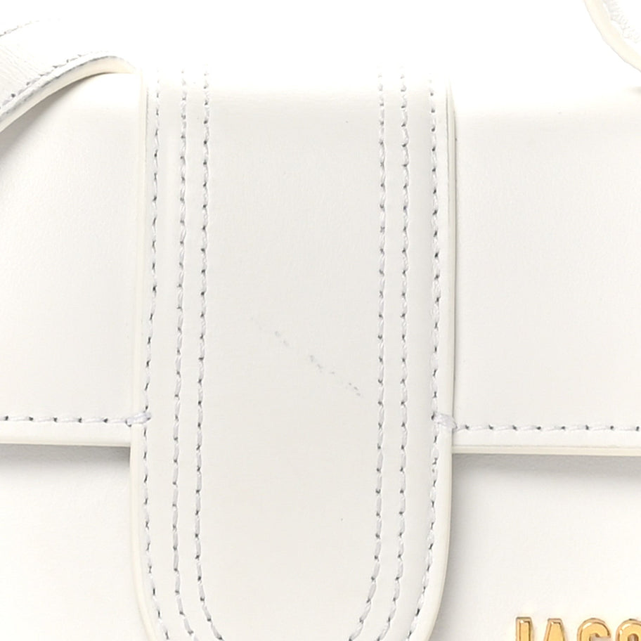 Jacquemus Smooth Calfskin Le Bambino White Image 7