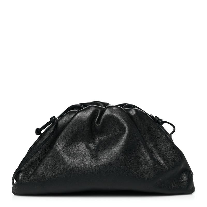  Bottega Veneta Butter Calfskin The Mini Pouch Black