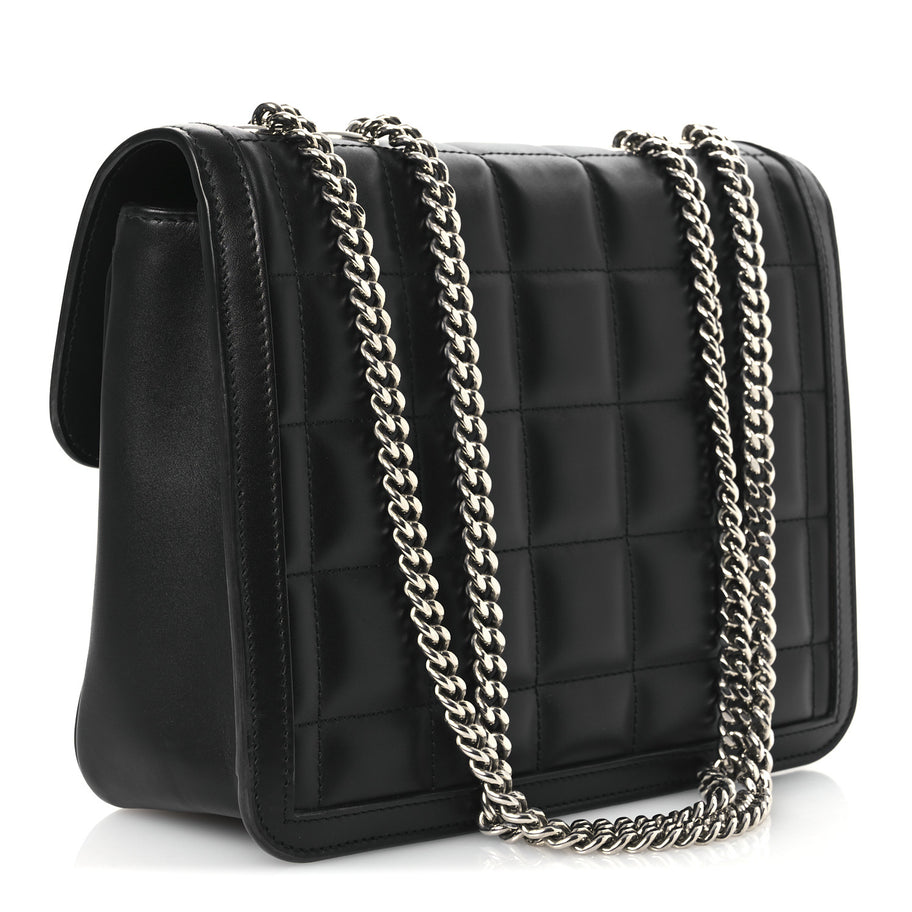 Gucci Calfskin Quilted Small Deco Shoulder Bag Black Image 3