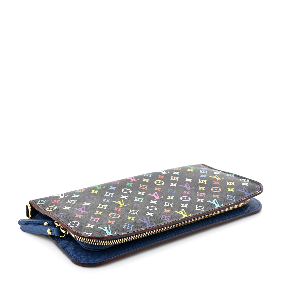 Louis Vuitton Monogram Multicolor Insolite Wallet Black Bleuet Image 4