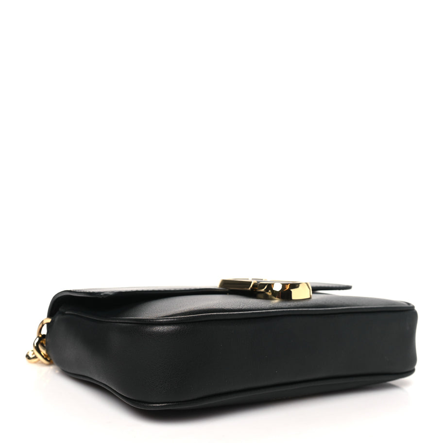 Marc Jacobs Calfskin The J Marc Shoulder Bag Black Image 4