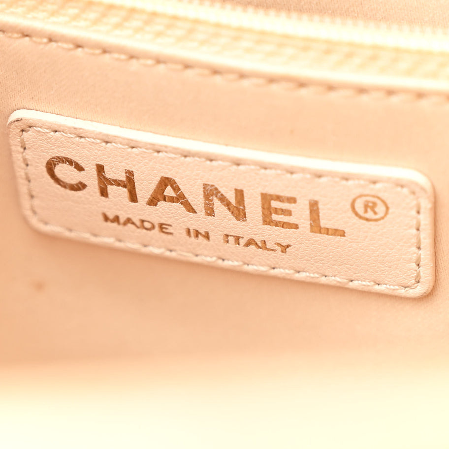 Chanel Caviar Quilted Grand Shopping Tote GST Beige Clair Image 7